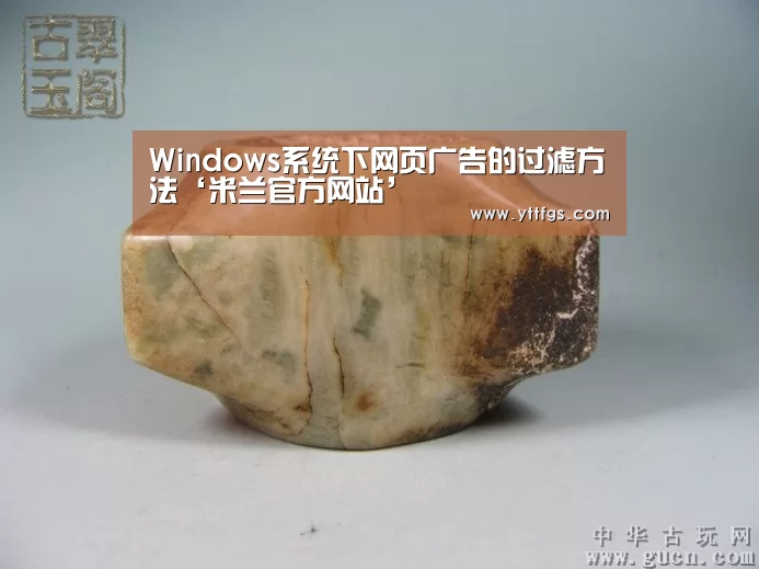 Windows系统下网页广告的过滤方法‘米兰官方网站’(图2) milan米兰app官网